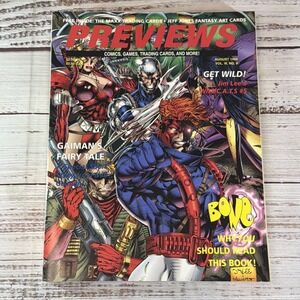 Previews Magazine Vol III No 8 August 1993 Comics Games Trading Cards LIKE NEW
